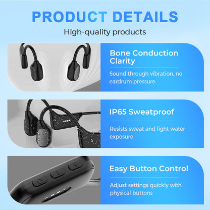 🔥 Final 2 Hours : Only Limited Stock Left🏆Derxiuty Bone Conduction Smart Hearing Headphones （Mayo Clinic Recommended）
