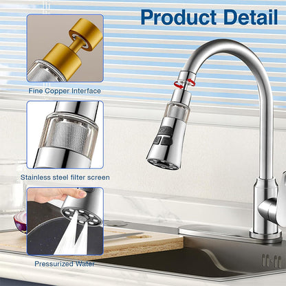 360° Swivel Kitchen Faucet Aerator